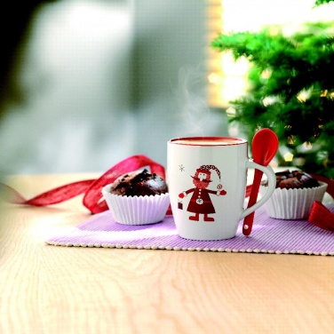 Logo trade reklaamkingituse pilt: Kruus lusikaga 250ml