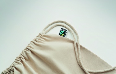 Logo trade reklaamkingituse pilt: Nööriga kott Fairtrade