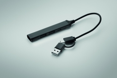 Logotrade ärikingitused pilt: USB 4 pordiga jaotur 19 cm