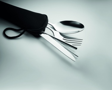 Logotrade reklaamtoote foto: Roostevabast terasest söögiriistade komplekt