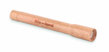 Logotrade ärikingid pilt: Puidust taskulamp COB valgusega