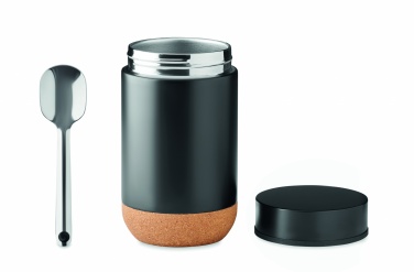 Logotrade ärikingi foto: Topeltseintega toidutermos lusikaga 400 ml