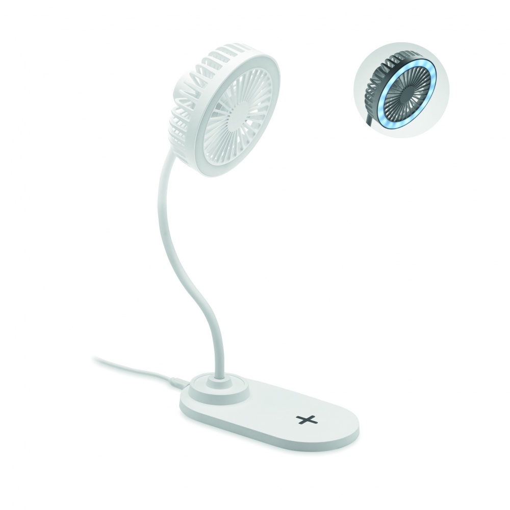 Logo trade ärikingi pilt: Valgusega laualaadija ventilaator