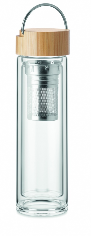 Logotrade firmakingid pilt: Kaheseinaline klaaspudel 400ml Berlin
