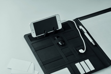 Logo trade reklaamtoote pilt: A4 mapp koos 4000 mAh akupangaga