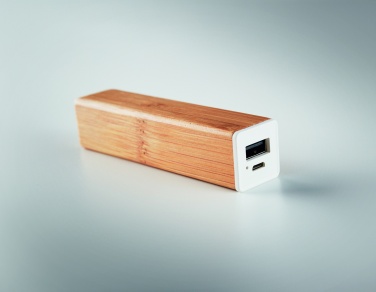 Logotrade reklaamkingitused pilt: Bambusest akupank 2200 mAh POWERBAM