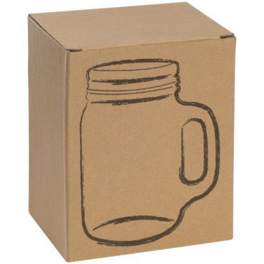 Logo trade ärikingi pilt: Käepideme ja kaanega joogiklaas TREVISO 450 ml