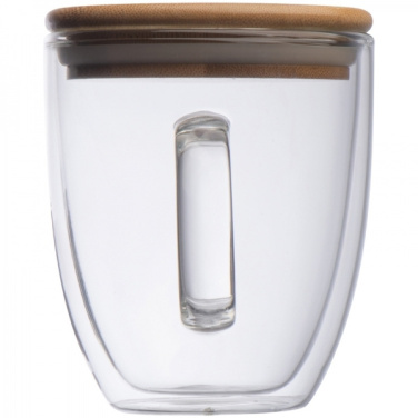 Logotrade ärikingitused pilt: Topeltseinaga klaasist tass GERTHE 350 ml