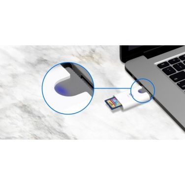 Logo trade reklaamkingituse pilt: MicroSD ja SD-kaardi lugeja Silicon Power Combo 3.1