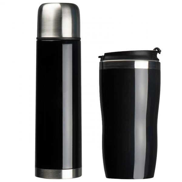 Logo trade ärikingituse pilt: Vaakumtermose ja termostopsi komplekt SPLIT 450 ml
