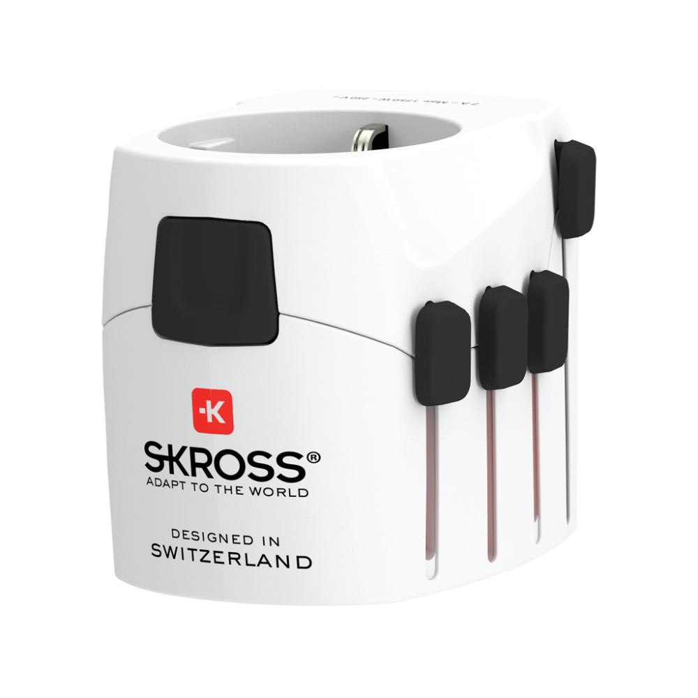 Logo trade ärikingituse pilt: SKROSS Pro 3-pooluseline maailmareisi adapter