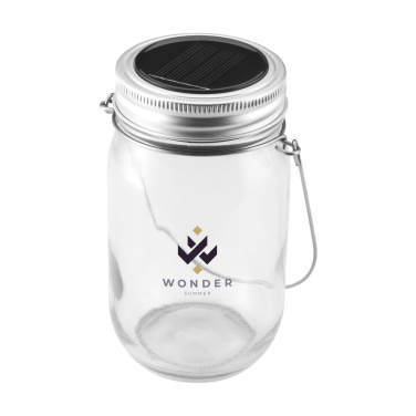 Logo trade firmakingituse pilt: SunJar päikesepatareiga valusti aeda
