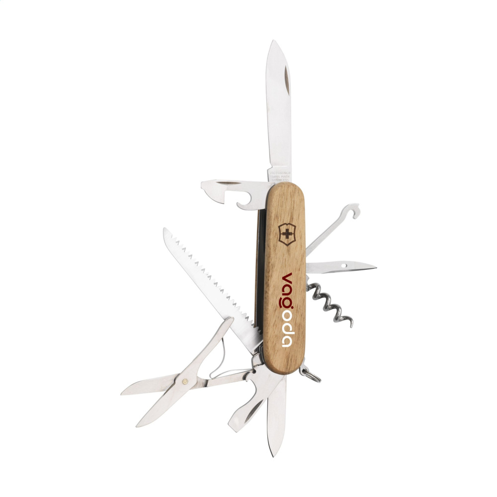 Logotrade reklaamtooted pilt: Victorinox Huntsman Puidust taskunuga