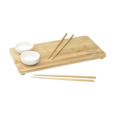 Logotrade reklaamtooted pilt: Temaki Bamboo Sushi Tray kinkekomplekt
