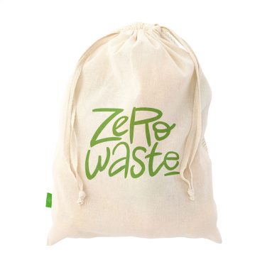 Logo trade firmakingitused foto: Natura Organic GOTS võrgust puuviljakott (120 g/m²)
