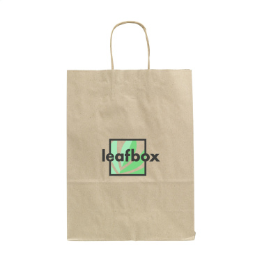 Logo trade firmakingituse pilt: Leaf It Bag Lai taaskasutatud rohupaber (90 g/m²) M