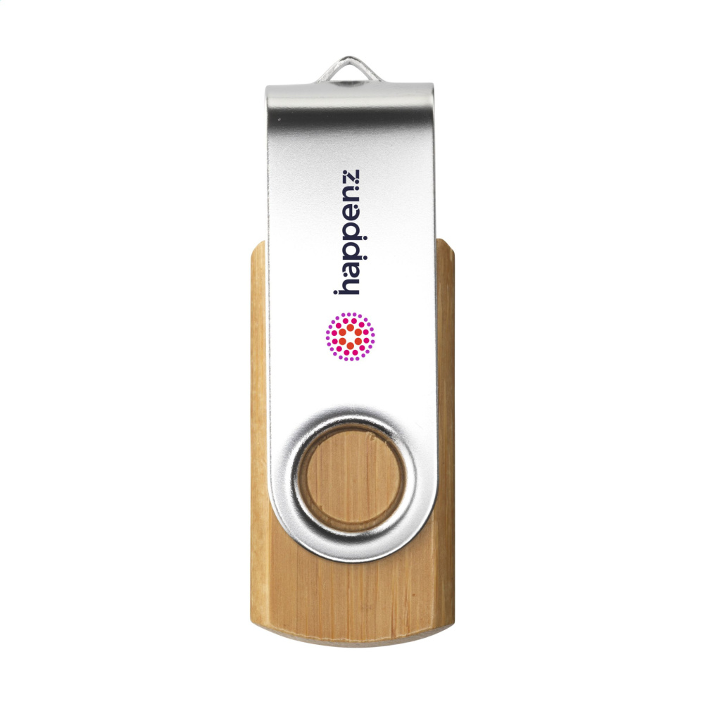 Logotrade ärikingi foto: USB Twist Bamboo 8 GB