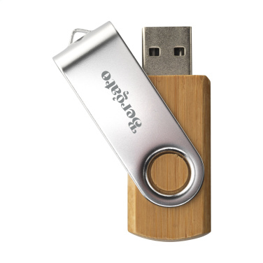 Logotrade reklaamtooted pilt: USB Twist Bamboo 8 GB