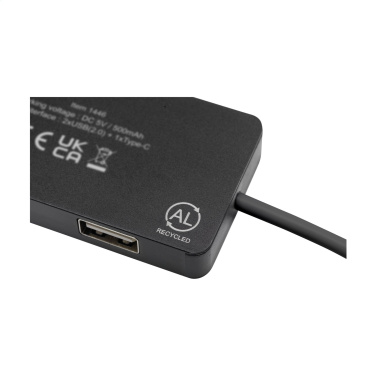 Logotrade ärikingitused pilt: Tecco GRS taaskasutatud alumiiniumist USB-jaotur