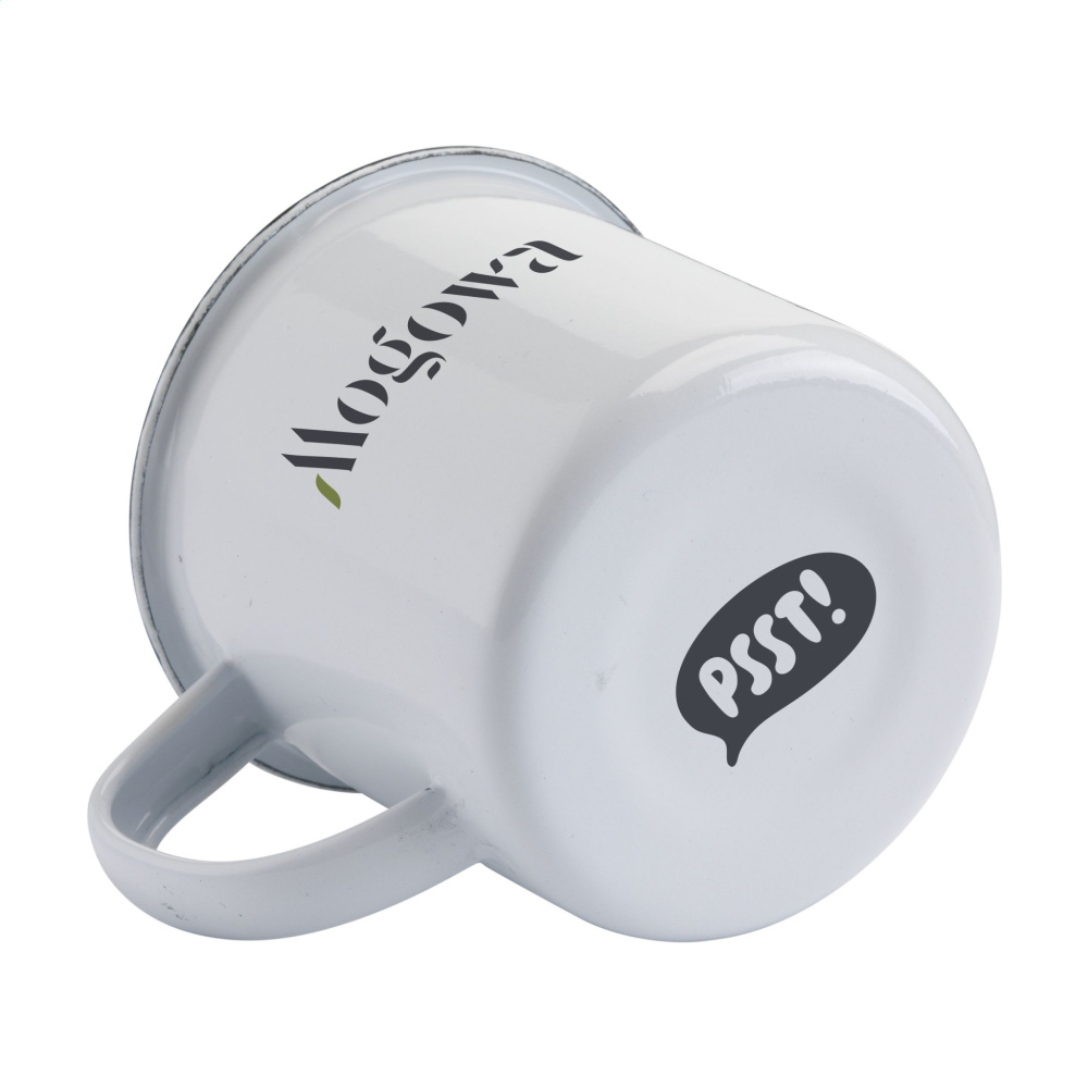 Logotrade ärikingid pilt: Retro emailiga kruus 350 ml