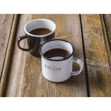 Logotrade meene foto: Retro emailiga kruus 350 ml