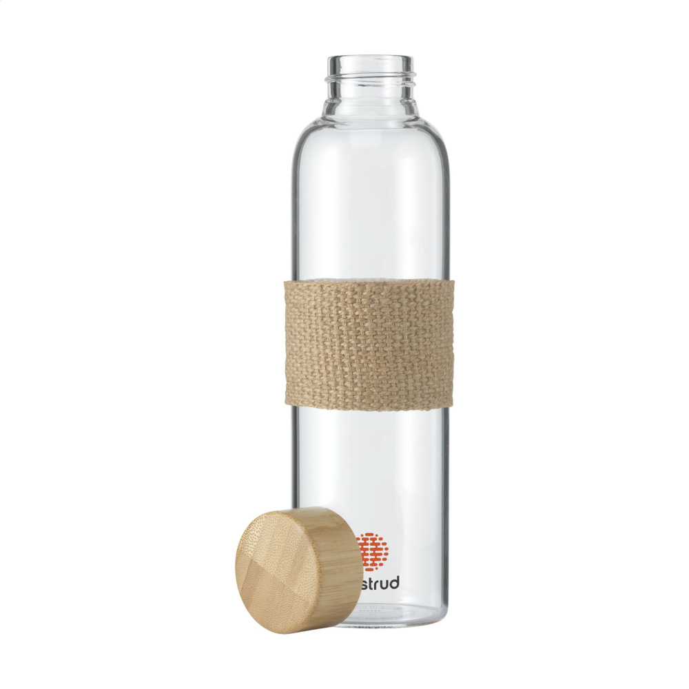 Logo trade firmakingid foto: Senga Glass Bamboo 500 ml joogipudel
