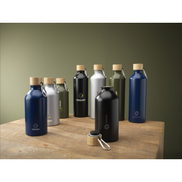 Logotrade reklaamkingituse foto: AluBamboo GRS Recycled Alu 750 ml veepudel