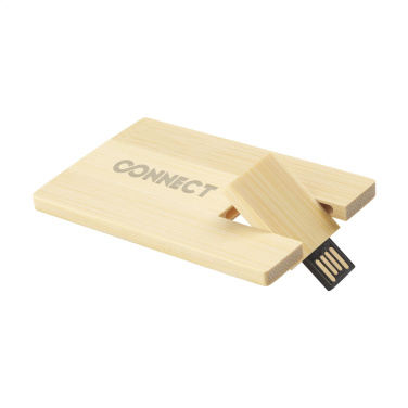 Logo trade reklaamkingitused foto: Krediitkaart USB Bamboo 32 GB