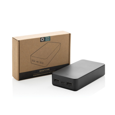 Logo trade reklaamkingituse pilt: Boostcore RCS taaskasutatud plastist akupank 20 000 mAh USB C