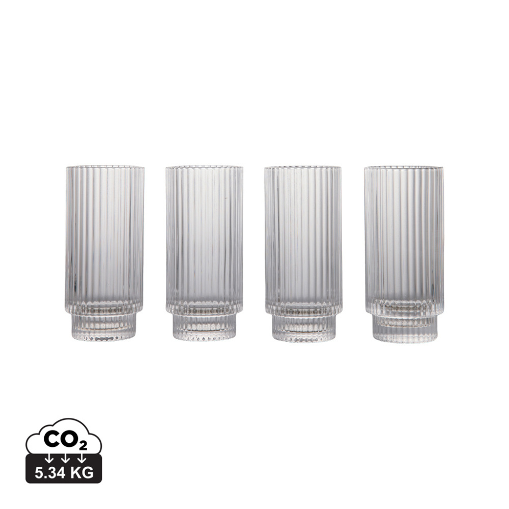 Logo trade reklaamkingid foto: VINGA York kõrgete klaaside komplekt, 4 tk