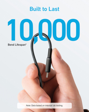 Logo trade ärikingituse pilt: Anker USB-C - USB-C kaabel, 1,8 meetrit 60W