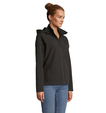 Logotrade reklaamkingid pilt: RACE naiste kapuutsiga softshell
