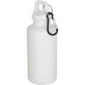 Oregoni 400 ml RCS taaskasutatud plastist veepudel karabiiniga, Valge