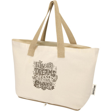 Logo trade reklaamkingitused foto: Sierra 140 g/m² GRS taaskasutatud puuvillast volditav kott 7L