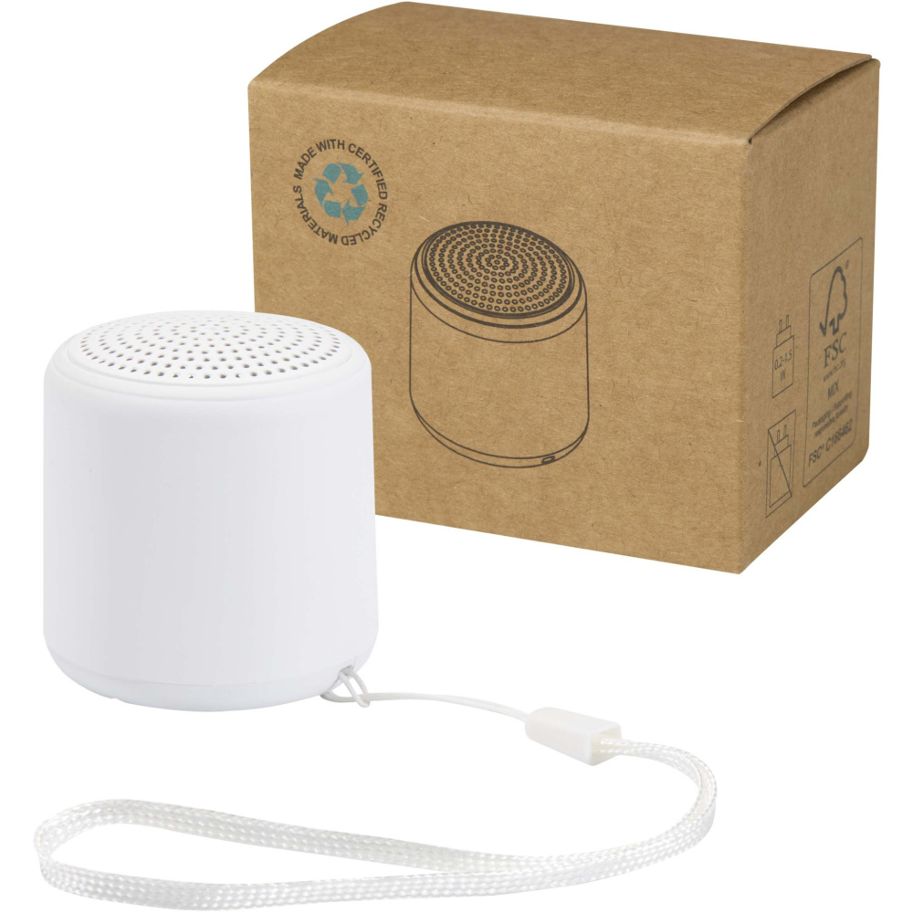 Logotrade ärikingituse foto: Velkis 3W taaskasutatud plastist juhtmevaba Bluetooth® kõlar