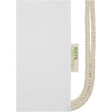 Logo trade liikelahja mainoslahja tuotekuva: Orissa 100 g/m² organic cotton drawstring bag 5L