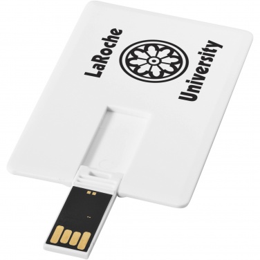 Logotrade mainoslahja tuotekuva: Slim-USB-muistitikku, 4 Gt, kortin muotoinen