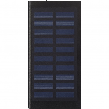 Logo trade mainoslahja ja liikelahja tuotekuva: Stellar-aurinkokennovaravirtalähde, 8000 mAh