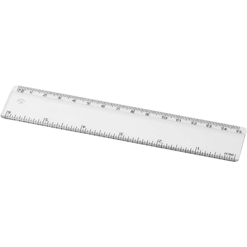 Logotrade liikelahjat kuva: Renzo-viivain, 15 cm, muovinen