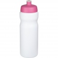 Baseline® Plus 650 ml -urheilujuomapullo, Valkoinen/vaaleanpunainen