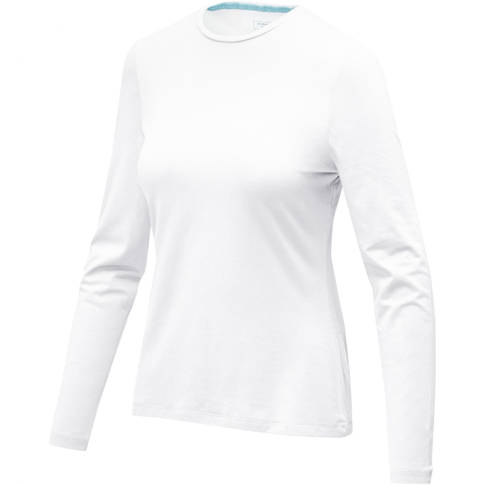 Logotrade liikelahja tuotekuva: Ponoka long sleeve women's organic t-shirt