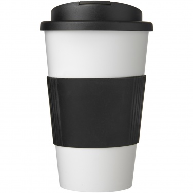 Logotrade mainoslahjat kuva: Americano® 350 ml muki, läikyttämätön kansi, grippi
