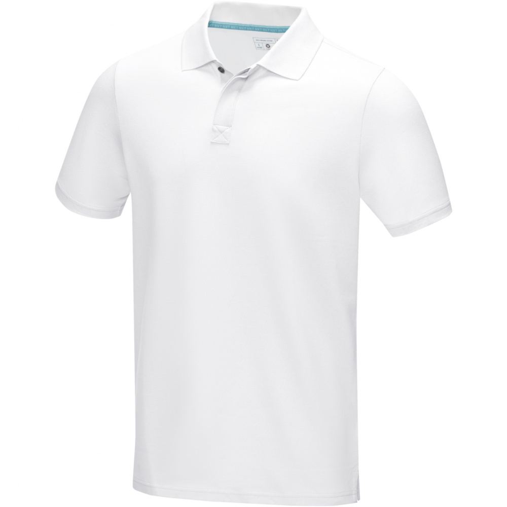 Logo trade liikelahja kuva: Graphite short sleeve men’s organic polo