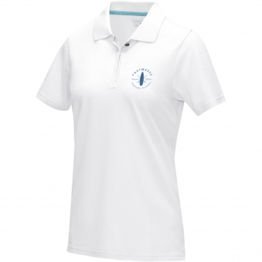 Logo trade mainostuotet tuotekuva: Graphite short sleeve women’s organic polo