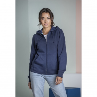 Logotrade liikelahjat mainoslahjat tuotekuva: Ruby women’s organic recycled full zip hoodie