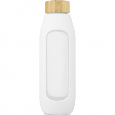 Logotrade mainoslahjat kuva: Tidan 600 ml:n borosilikaattilasipullo silikonisuojalla