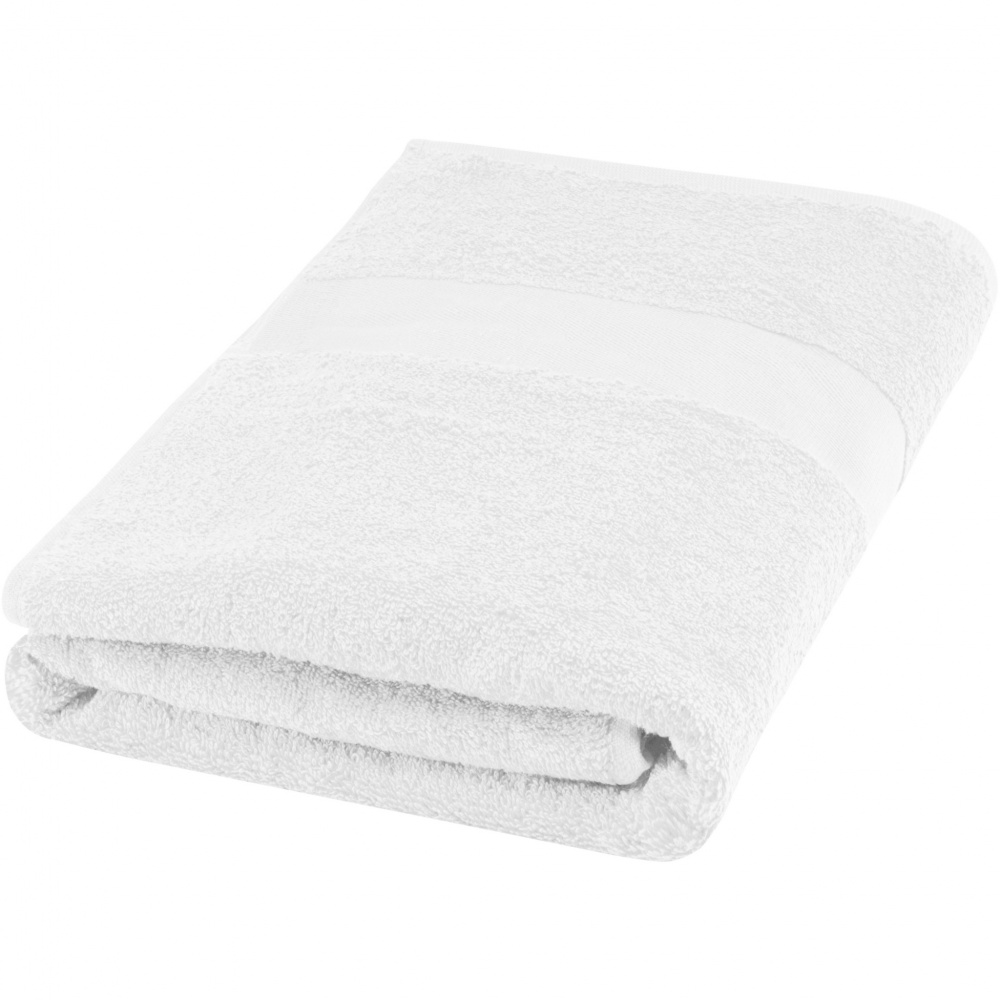 Logo trade liikelahja mainoslahja tuotekuva: Amelia puuvillainen pyyhe, 450 g/m², 70x140 cm