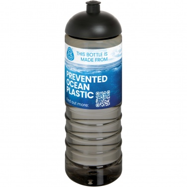Logo trade liikelahja kuva: H2O Active® Eco Treble 750 ml:n urheilujuomapullo kupukannella 