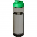 H2O Active® Eco Vibe 850 ml:n juomapullo läppäkannella, Puuhiili / vihreä