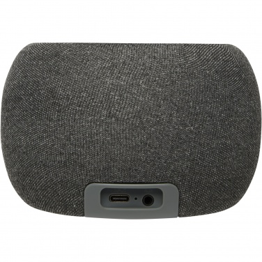Logo trade mainoslahja kuva: Ecofiber bambusta ja RPET-muovista valmistettu Bluetooth® -kaiutin ja langaton latausalusta